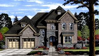 Front Rendering by DFD House Plans